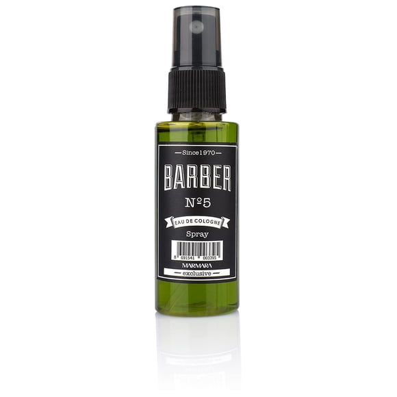 Marmara Barber Colonia - La Mejor Elección De Barberos Modernos Y Aficionados Al Afeitado Tradicional Tamaño De Viaje (50 Ml No5)