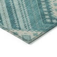 thumbnail image 4 of Addison Rugs Chantille Indoor/Outdoor Transitional Geometric, Abstract Teal Washable Round Rug, 8' x 8', 4 of 6