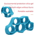 thumbnail image 4 of Ejercitador de mano: estirador de dedos de silicona, extensor de mano, fortalecedor de agarre y entrenador de fuerza para artritis, síndrome del túnel carpiano, accesorios de fitness., 4 of 5