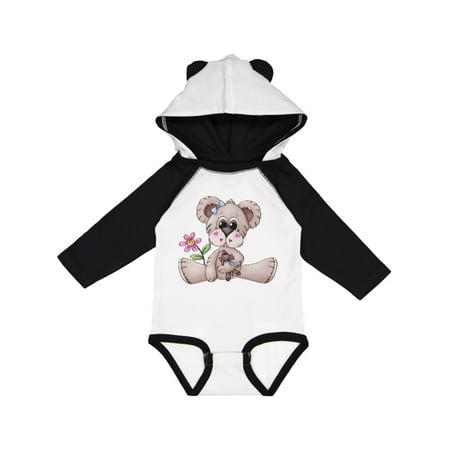 

Inktastic Teddy Bear s New Puppy Gift Baby Boy Long Sleeve Bodysuit