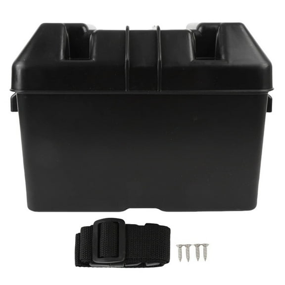 Universal RV Battery Box Anti Impact Marine Automotive Boat Trailer For Batteries Smaller Than 325x195x185mm