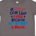 thumbnail image 4 of Inktastic Military Land is Free Mommy is Brave Boys or Girls Toddler T-Shirt, 4 of 5