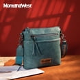 thumbnail image 7 of Montana West Crossbody Bag for Women Multi Pocket Cross Body Bag Purses with Guitar Strap, Turquoise, 7 of 7