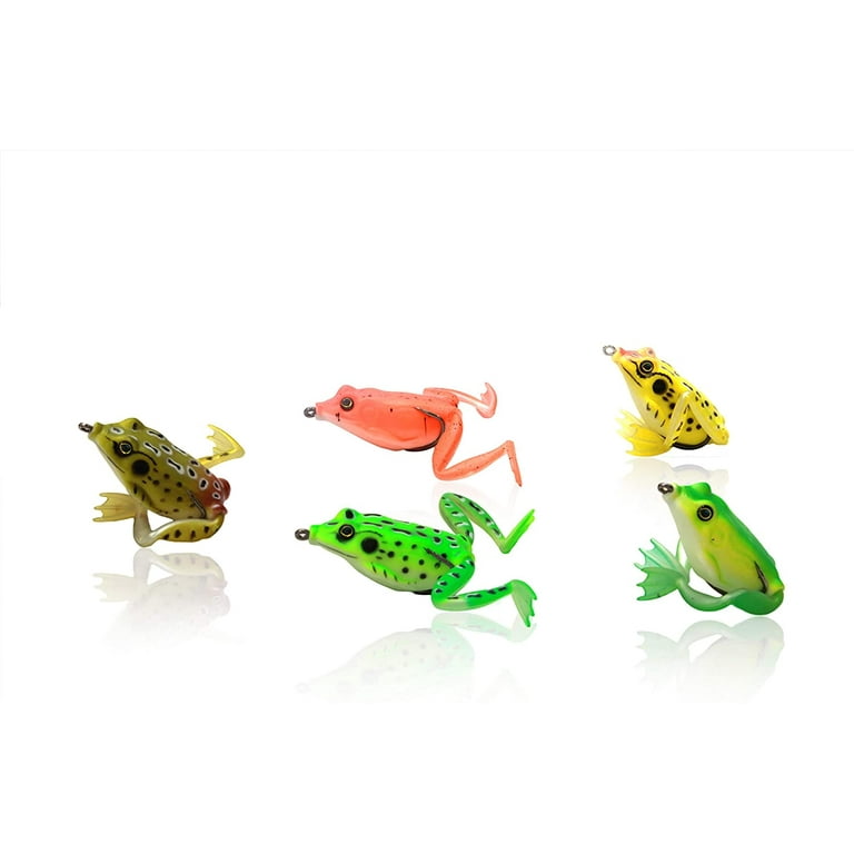 Ufish Soft Frog Fishing Lure Set, Bass Topwater Frog Legged Bait Fishing  Sets - Top Water Bass Lure – Artificial Topwater Lures - Colorful Assorted  Frog Tackle Kit Ideal for Fresh Water 