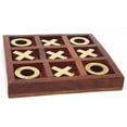 thumbnail image 4 of Indiancraftsbykanika Tic Tac Toe, Wooden Tic Tac Toe for Travelling/Home, Brown, 1 Count, 4 of 4