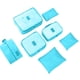 thumbnail image 2 of Juego de 7 bolsas de almacenamiento reutilizables para mudanzas, viajes y acampadas: bolsas grandes, medianas y pequeñas de malla y almacenamiento con bolsa para zapatos. Bolsas organizadoras, 2 of 7