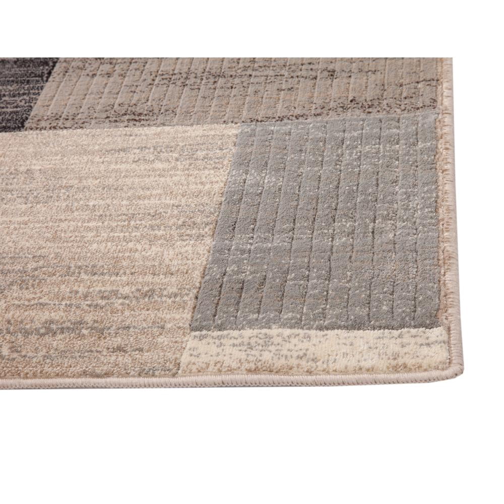 Abacasa Sonoma Kelso Charcoal/Ivory/Grey Area Rug, 7'10" x 10'1"