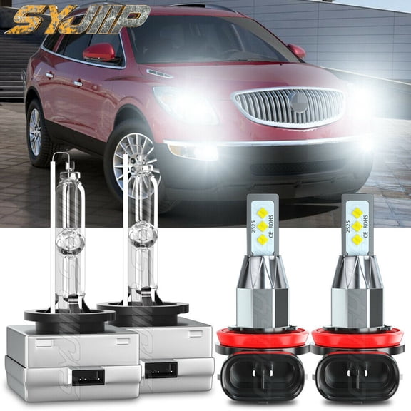 Fit For 2007-2009 Mercedes Benz W221 S550 S-Class Xenon HID LED Headlights Bulb