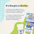thumbnail image 6 of Orajel Baby Teething Cooling Tablets, for Relief of Painful Swollen Gums, 100 Quick Dissolve Tablets, 6 of 10