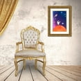 thumbnail image 3 of The Font Diva 11x14 Gold Ornate Wood Framed with Double Matting Museum Art Print Titled - Galaxy Guy, 3 of 4
