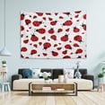 thumbnail image 4 of FREEAMG Ladybug Tapestry Aesthetic Tapestry Wall Hanging for Home Decor 60" x 40" Inches, 4 of 6