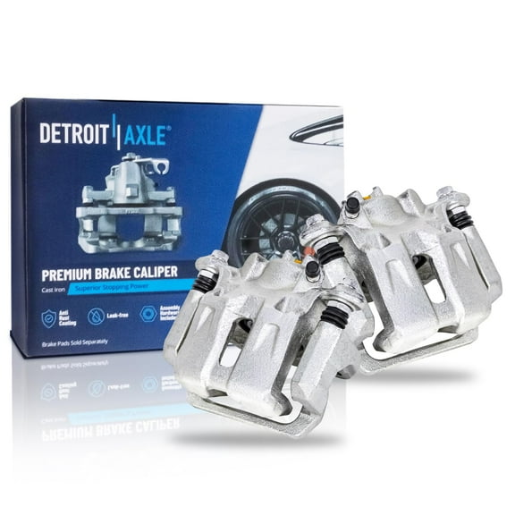 Detroit Axle - Rear Left Right Brake Calipers w/Bracket Replacement for 2005 2006 2007 2008 2009 2010 Honda Odyssey