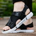 thumbnail image 1 of TIMIFIS Men's Outdoor Hiking Sandals, Open Toe Arch Support Strap Water Sandals, Lightweight Athletic Trail Sport Sandals ummer, 1 of 1