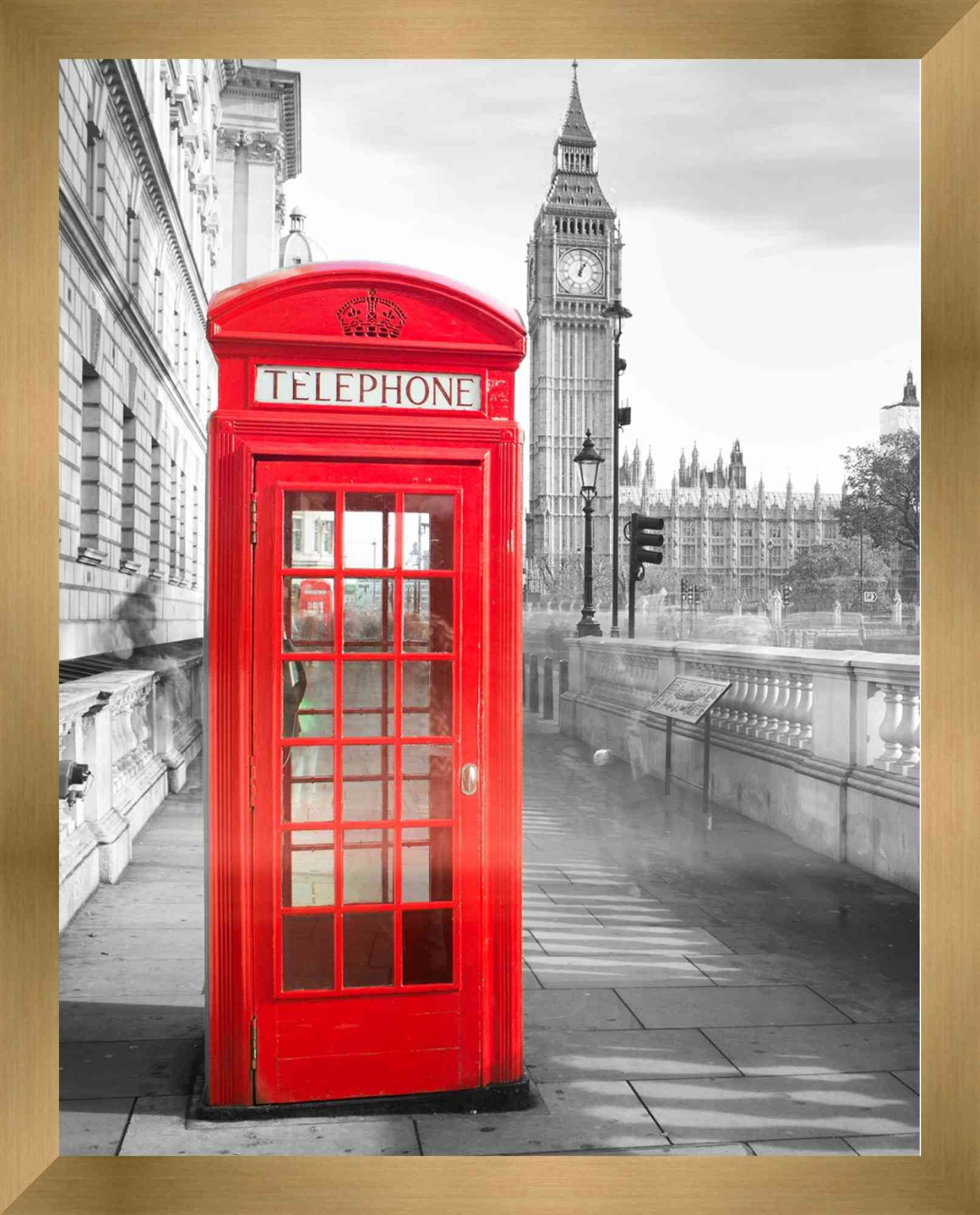 18x24 Brown Metallic Wood Frame - 'Brushed Steel' Thin - Great for Posters, Photos, Art Prints,