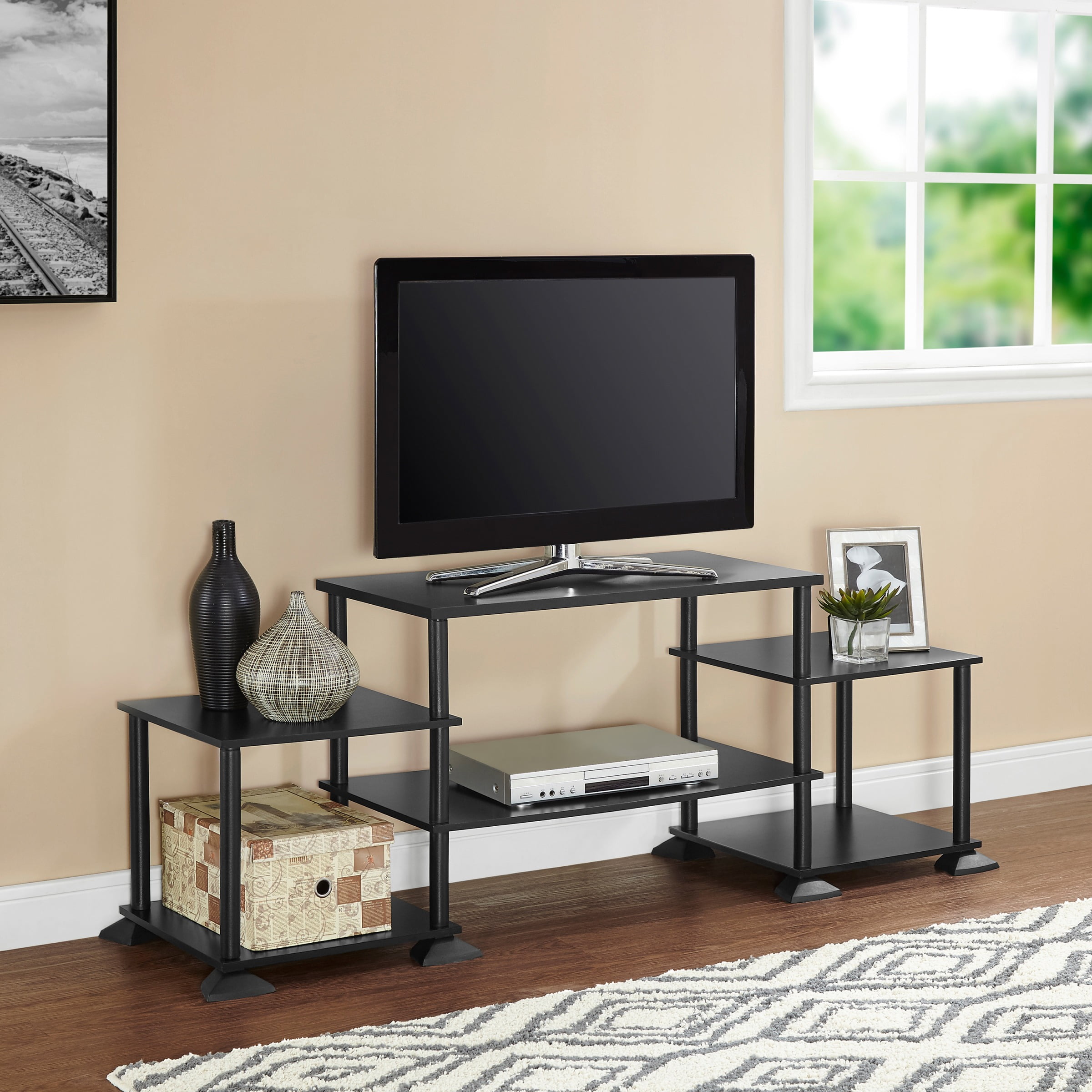 Mainstays no tool assembly 3 cube entertainment center for tvs up to 40 multiple colors walmart com