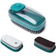 thumbnail image 1 of Cepillo para fregar con dispensador de jabón, 3 en 1, buen fregador para fregadero, sartenes, ollas, lavado y limpieza, baño, cocina, ropa suave, ropa y zapatos, cepillo para fregar (verde), 1 of 5