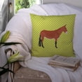 thumbnail image 3 of Mule Green Fabric Decorative Pillow, 3 of 4