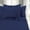 Navy Blue, variant on Mocassi Egyptian Luxurious 6 Piece Damask Stripe King Bed Sheet Set, Navy Blue