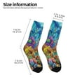 thumbnail image 5 of Junzan Sea World Mens Funny Socks For Men Women Colorful Fun Novelty Crew Patterned Socks, 5 of 9
