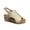 Beige, variant on Women's Open Toe Buckle Ankle Platform Wedge Sandals Women Round Toe Beach Boho Casual Wedges Thick Sole Sandals