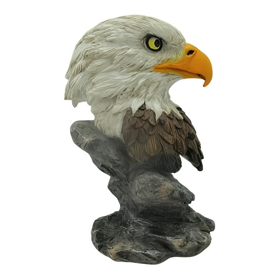 FC Design 4.50"H Eagle Bust Figurine Statue Sculpture Ornament Decoration Home/Room Decor and Unique Gift Ideas for Housewarming, Holidays and Birthdays