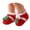 Red2, variant on Infant Christmas Gingerbread Sock Booties, Thick Warm Fleece Baby Slipper Socks, Non Slip Soft Sole Pre-Walker Shoes for Newborn