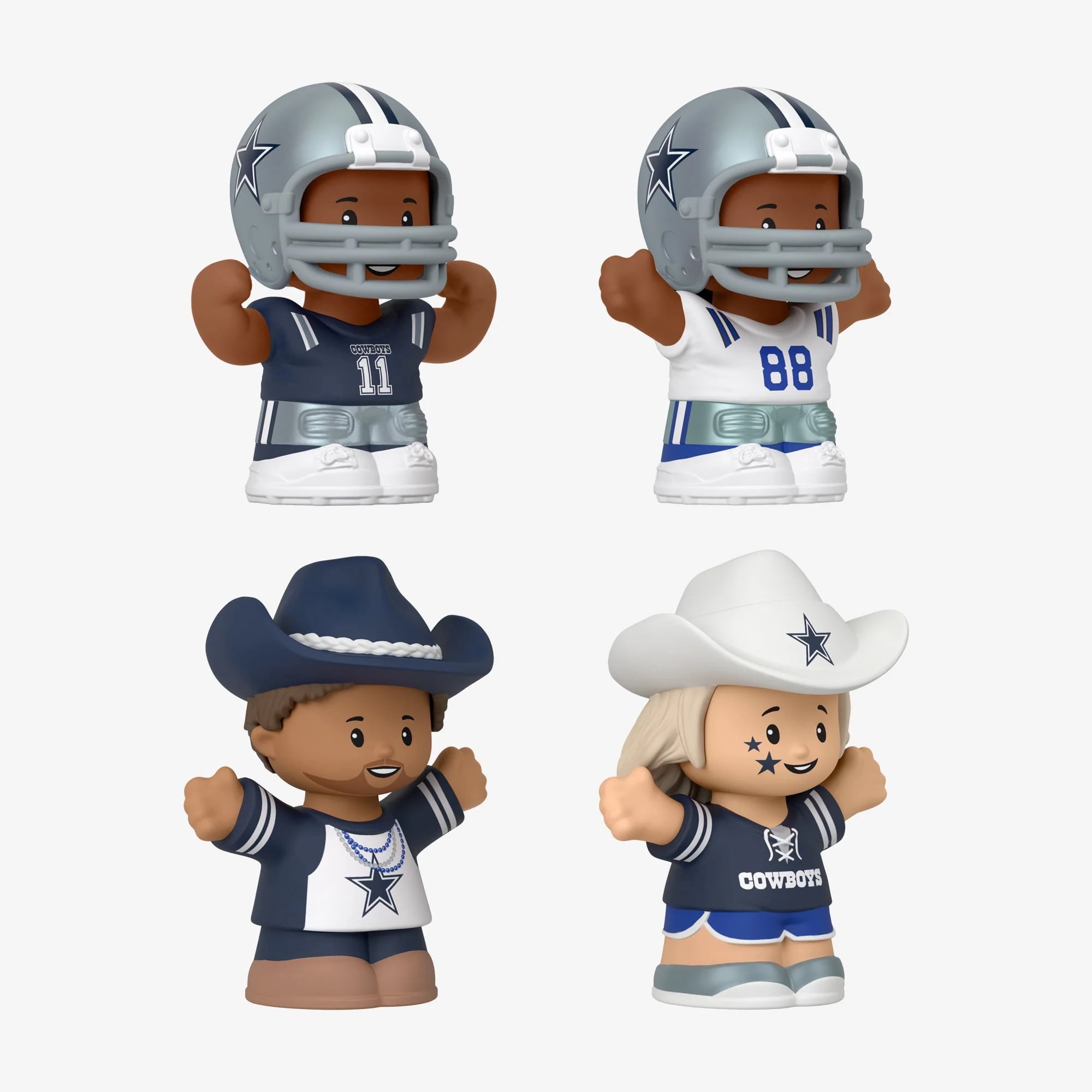 Fisher Price - Little People Collector x NFL Dallas Cowboys 4-Pack
