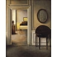 thumbnail image 2 of Hammershoi, Vilhelm 15x18 White Modern Wood Framed Museum Art Print Titled - The Music Room, 30 Strandgade, 2 of 4