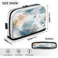 thumbnail image 3 of Standing Pencil Case with Base Large Capacity Stationery Pouch Pen Bag with Zipper for Women Men Watercolor Ink Splashes Pattern, 3 of 7