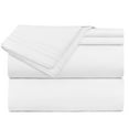thumbnail image 7 of Clara Clark Premier 1800 Microfiber Collection 3-Line Bed Sheet Set, Twin XL Size, White, 7 of 7