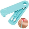 thumbnail image 2 of Bâtonnets de Coton en Silicone Réutilisables Portables et Nettoyables Oreille Q-tip Cotons-Tiges à Friction Rugueuse, 2 of 6