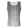 thumbnail image 2 of PEASKJP Men's Tank Tops Beach Men's Mesh Fitted Sleeveless Muscle Tank Top (Grey,M), 2 of 3