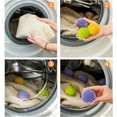 thumbnail image 3 of Boules de Lessive pour Laveuse, 9 Pcs Boules pour Sécheuse en Silicone Caoutchouc Réutilisables Boules de Séchage Tissu Adouci pour Laveuse Réduit les Rides et l'Adhérence, 3 of 7