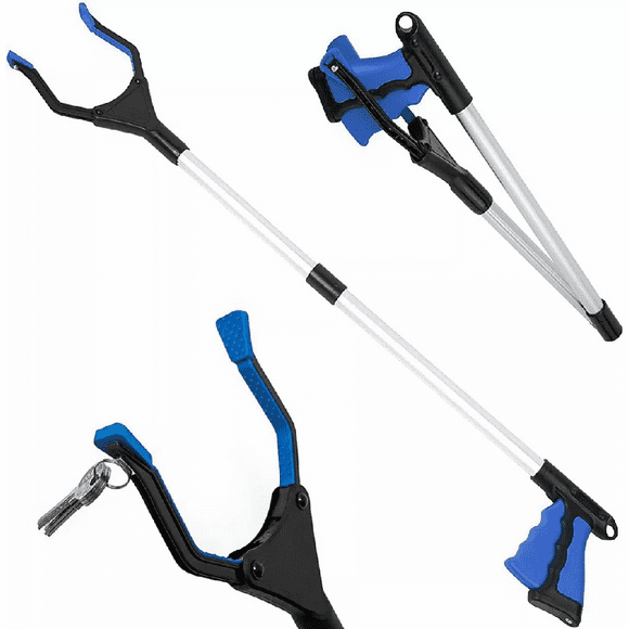Recogedor De Basura Plegable Con Bastón Herramienta Agarra