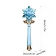 thumbnail image 2 of Darzheoy Snowflake Toy Wand with Music Spray Light Up Wands for Kids Girls Princess Cosplay Birthday Party Favors, 2 of 6