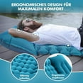 thumbnail image 4 of Colchoneta autoinflable para dormir para acampar al aire libre, colchón de aire autoinflable, colchoneta inflable ultraligera impermeable para acampar con cojín para viajes, senderismo, tiendas de, 4 of 5