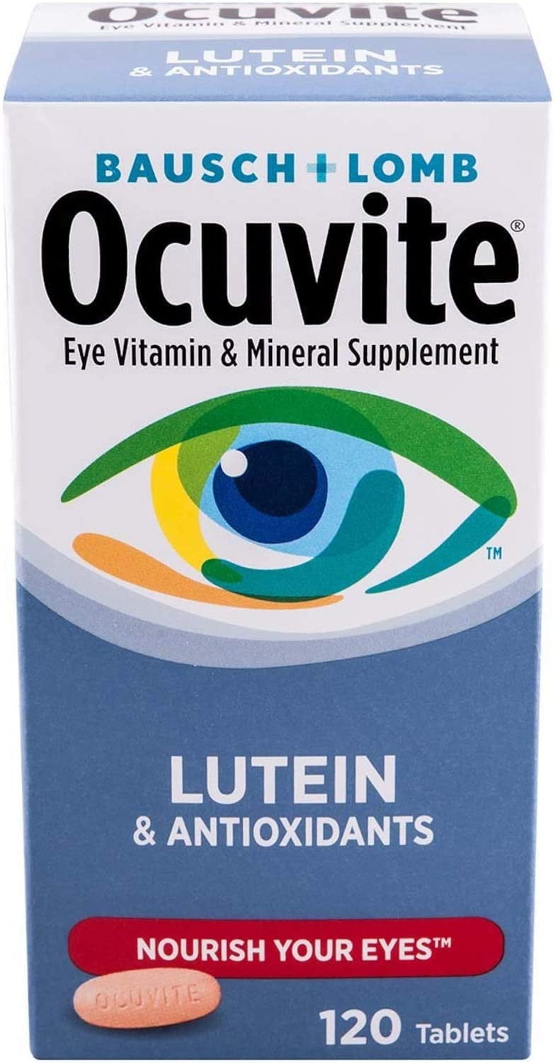 Ocuvite with Lutein & Antioxidants- 120 Tabs - Walmart.com ... Ocuvite with Lutein & Antioxidants- 120 Tabs - Walmart.com ...