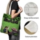 thumbnail image 3 of Dino Dan Bolso de tela con estampado de lienzo para mujer, bolsa de compras reutilizable y estética, con cremallera interior, regalo para mujer, 35 × 40 cm., 3 of 6