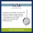 thumbnail image 4 of Stainless Steel Mesh Strainer 8 Inch, 4 of 5