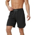 thumbnail image 3 of Puztloy Men's 2 in 1 Running Shorts Workout Athletic Training Gym Outdoor Sports Shorts, 3 of 7