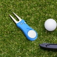thumbnail image 4 of sunsanly Golf Divot Tool Foldable Divot Repair Tool with Magnetic Sturdy Stainless Steel Pop-up Golf Ball Marker Pitchfork for Golfers, 4 of 8