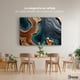 thumbnail image 2 of Cuadro Decorativo Canvas Abstracto Ondas Turquesas 90x60 Canvas Revolution, 2 of 3