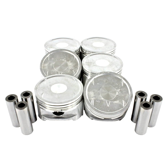 DNJ P131.20 OVersize Piston Set for 1999-2005 / Chrysler, Dodge, Mitsubishi/Eclipse, Galant, Montero Sport, Sebring, Stratus / 3.0L / SOHC / V6 / 24V / 181cid / 6G73