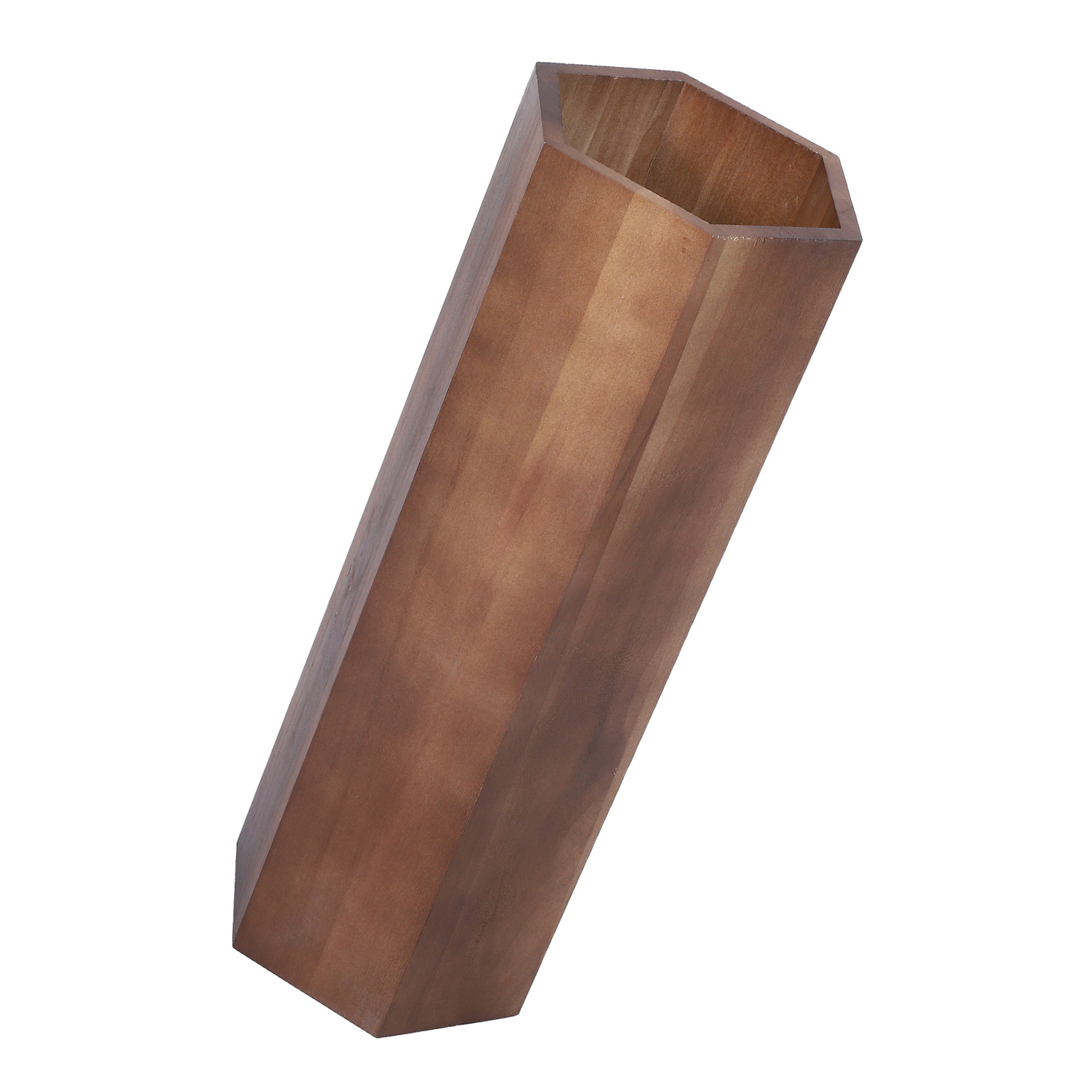 Topbathy Decorative Wood Umbrella Holder Bucket for Outdoor Indoor Use with Strong Durability