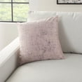 thumbnail image 2 of Mina Victory Sofia Fabric Distressed Metallic Throw Pillow in Blush Pink/Silver, 2 of 5