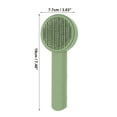 thumbnail image 4 of Unique Bargains 1 Pc Durable Pet Grooming Brush for Dog for Cat 7.48"x3.03"x2.09" Green, 4 of 6