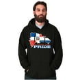 thumbnail image 5 of Dominican Pride Parade Country Flag Hoodie Sweatshirt Women Men Brisco Brands S, 5 of 5
