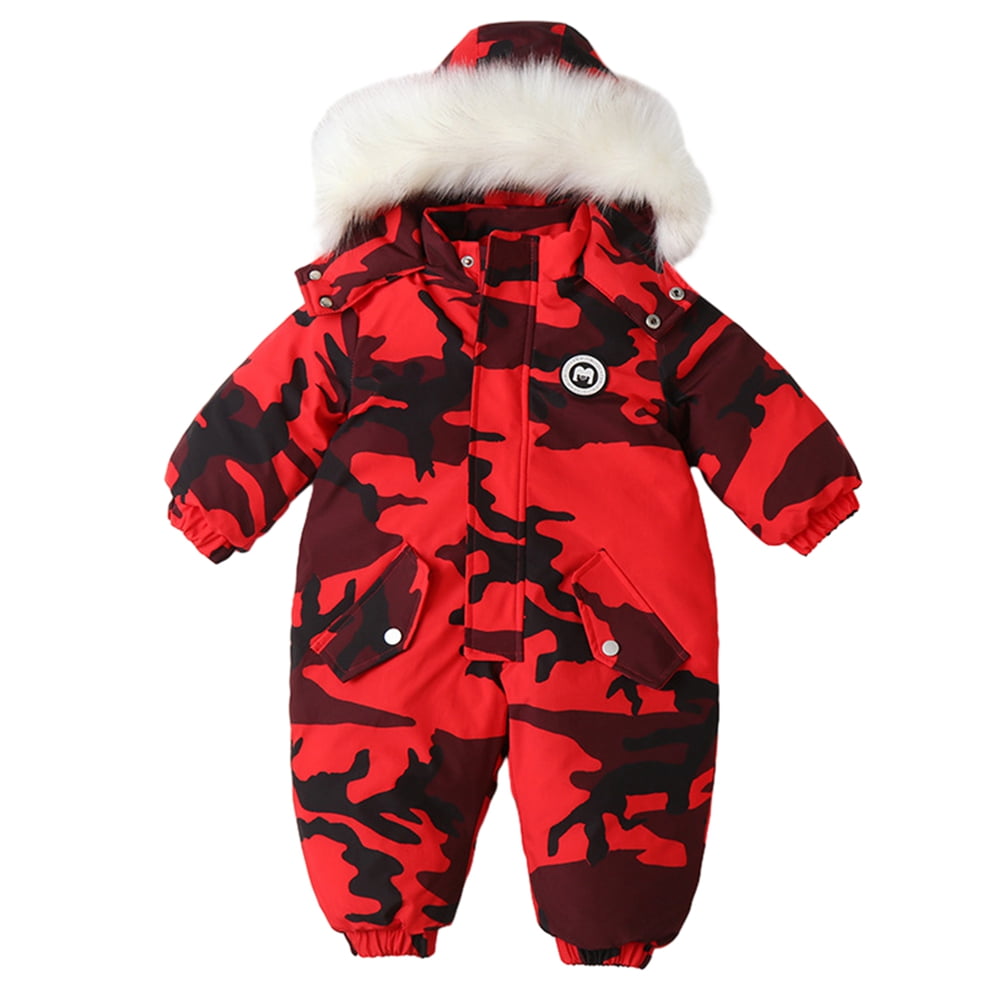 KYAIGUO Baby Girls Snowsuit 6-24 Months Infant Boys Down