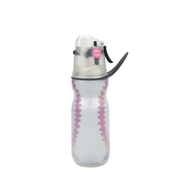 ¡Venta caliente! Ejercicio de verano de 470 ml y 16,5 fl oz, agua potable para eliminar el calor, doble capa para mantener el frío, taza de agua pulverizada, taza de agua