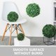 thumbnail image 4 of 2 uds planta Artificial Topiary jaula de bolas planta de plástico marco de bola de hierba sintética, 4 of 6